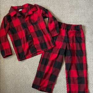 3/$15 Old Navy Red and Black Plaid Pajama Set